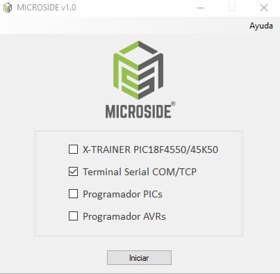 Software-MICROSIDE-Terminal-serial
