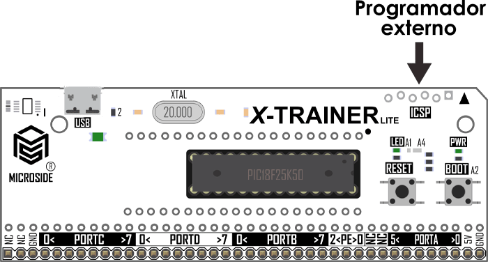 X-trainer lite M Pics25K50 con programador externo4